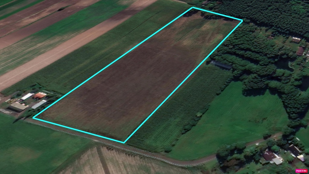 Działka 4,14 ha z zabudową zagrodową w Modlnej