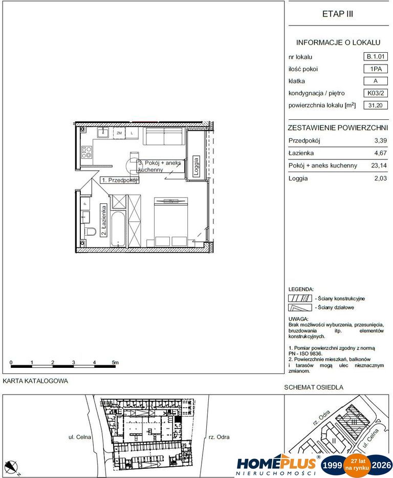 0%, 3 etap inwestycji - apartamentowiec nad Odrą