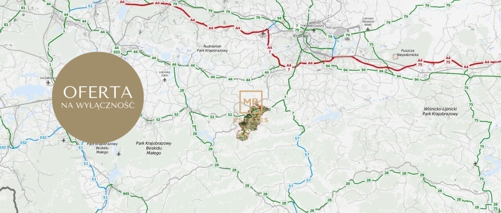 Atrakcyjna cenowo działka inwestycyjna Lanckorona