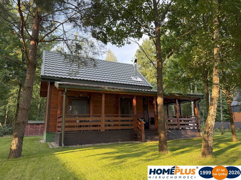 Drewniany dom letniskowy w Arciechowie, 70 m²
