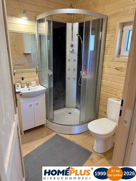 Drewniany dom letniskowy w Arciechowie, 70 m²