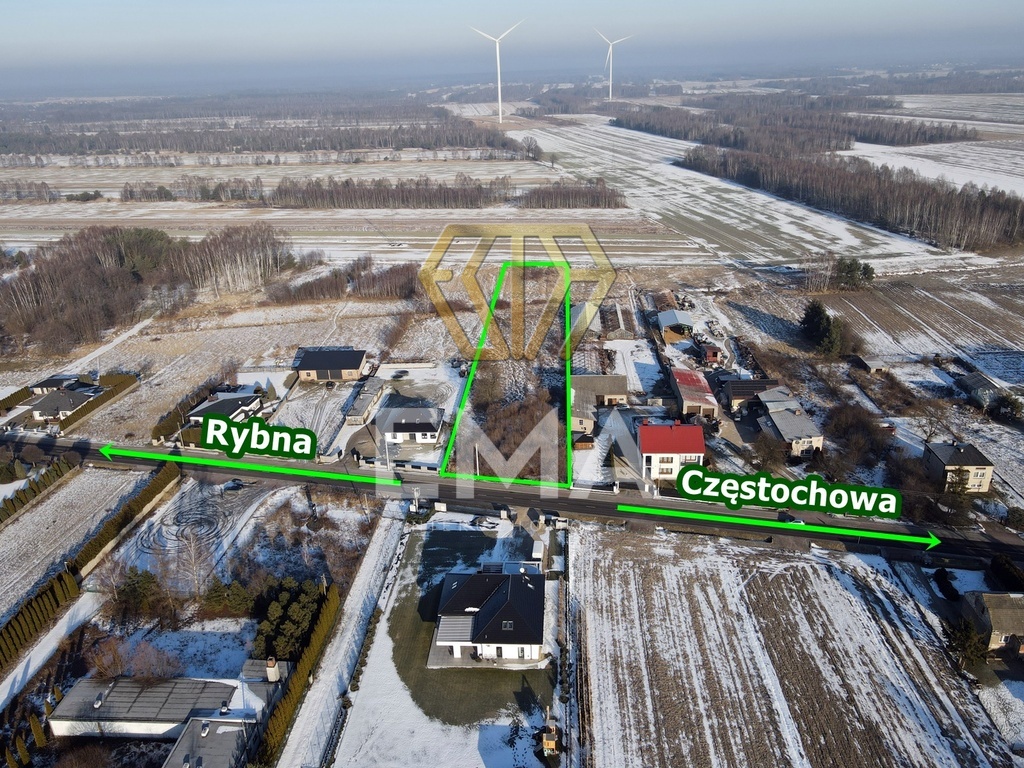 Działka bud.-usługowa – Kokawa