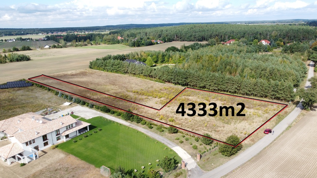 Działka 3000 m2 puszcza zielonka