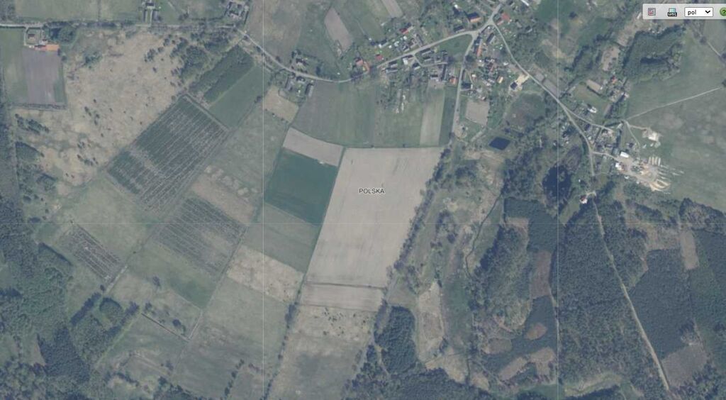 Trzechel,gm.Nowogard,działka4346m2,rolna.