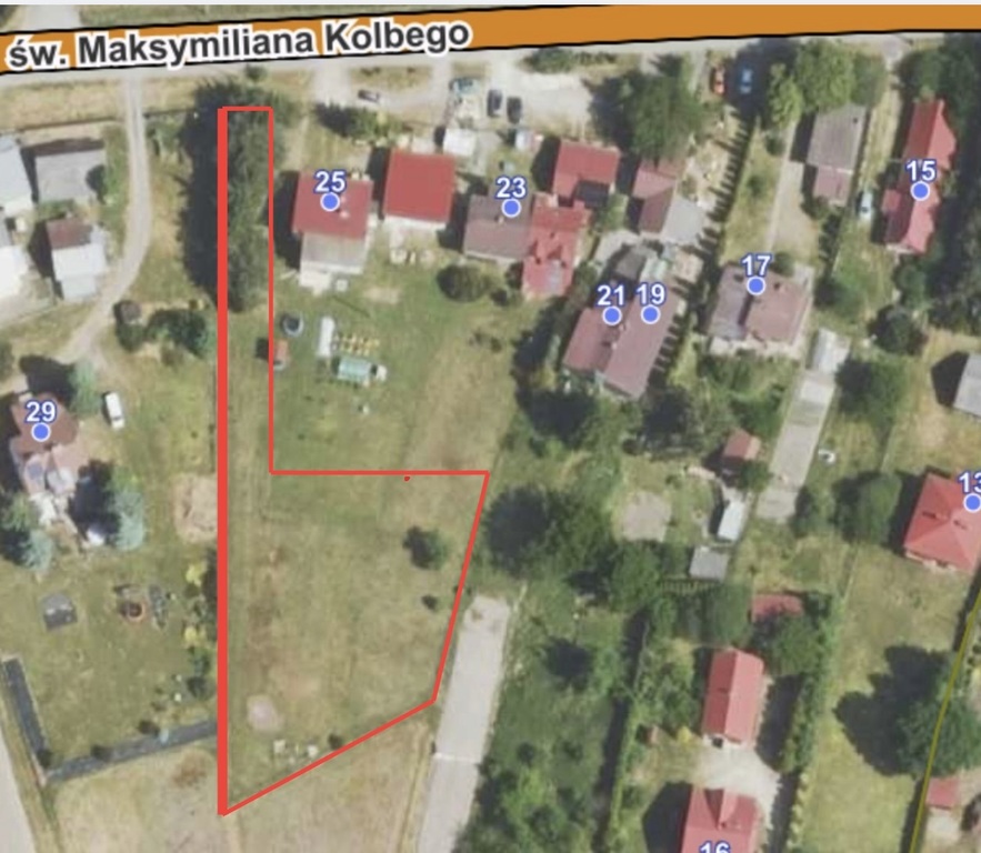 Rogoźnica 1900m2 MPZP- zabudowa jednorodzinna