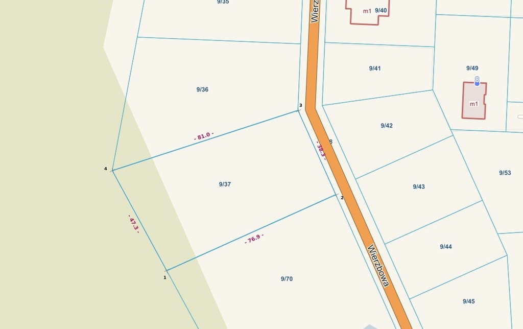 Porażyn działka budowlana 3357m2 MPZP| pod lasem