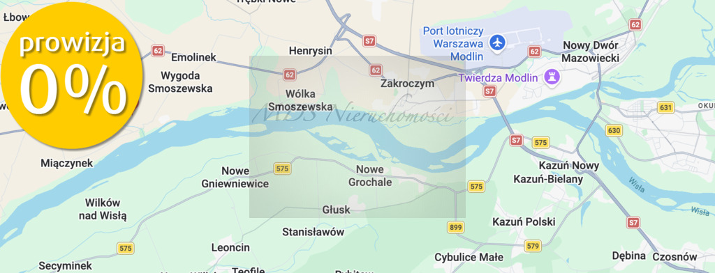 Smoszewo nad Wisłą działka z PNB