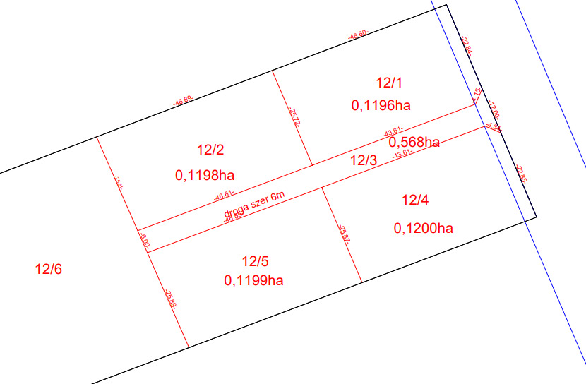 Działka budowlana 1200 m² Helenów, MPZP