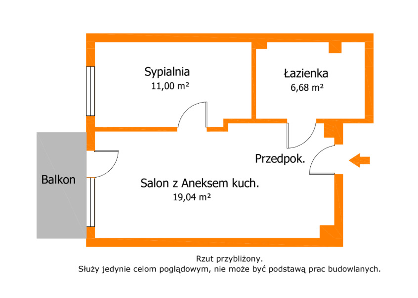 Nowoczesne 2 pokoje w sercu Łodzi – PO TWOJEMU!