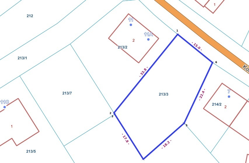 Dopiewiec: Działka 673m² | media | droga | PKP