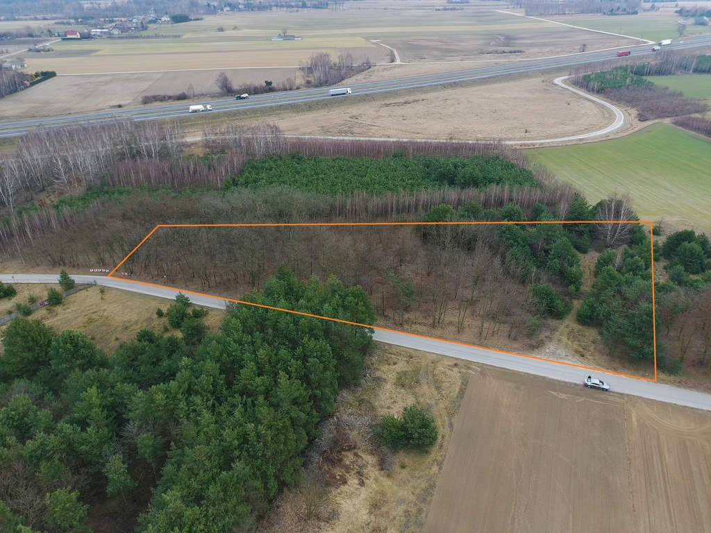 Działka P/U przy Autostradzie A1 - Gmina Stryków