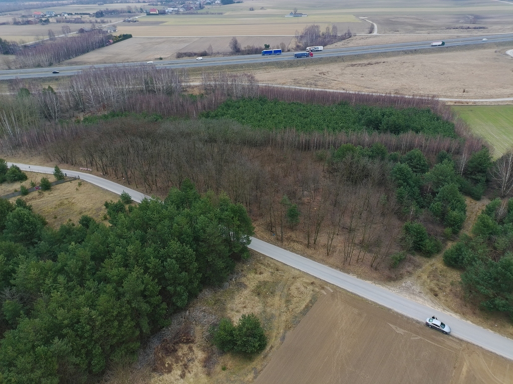 Działka P/U przy Autostradzie A1 - Gmina Stryków
