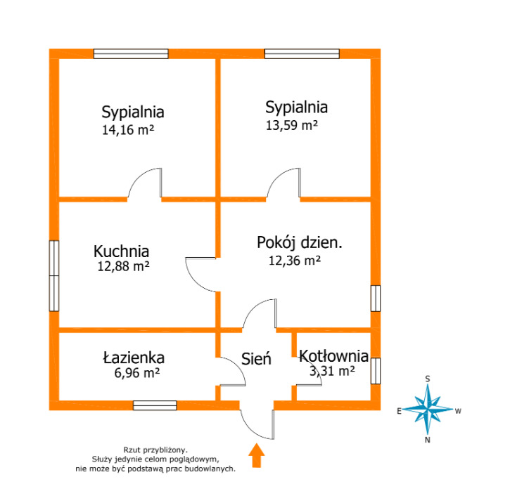 Wiejska przystań z energią słońca