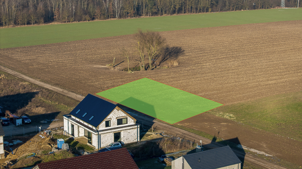 Działka 1355 m² przy lesie - MPZP, Kaźmierz