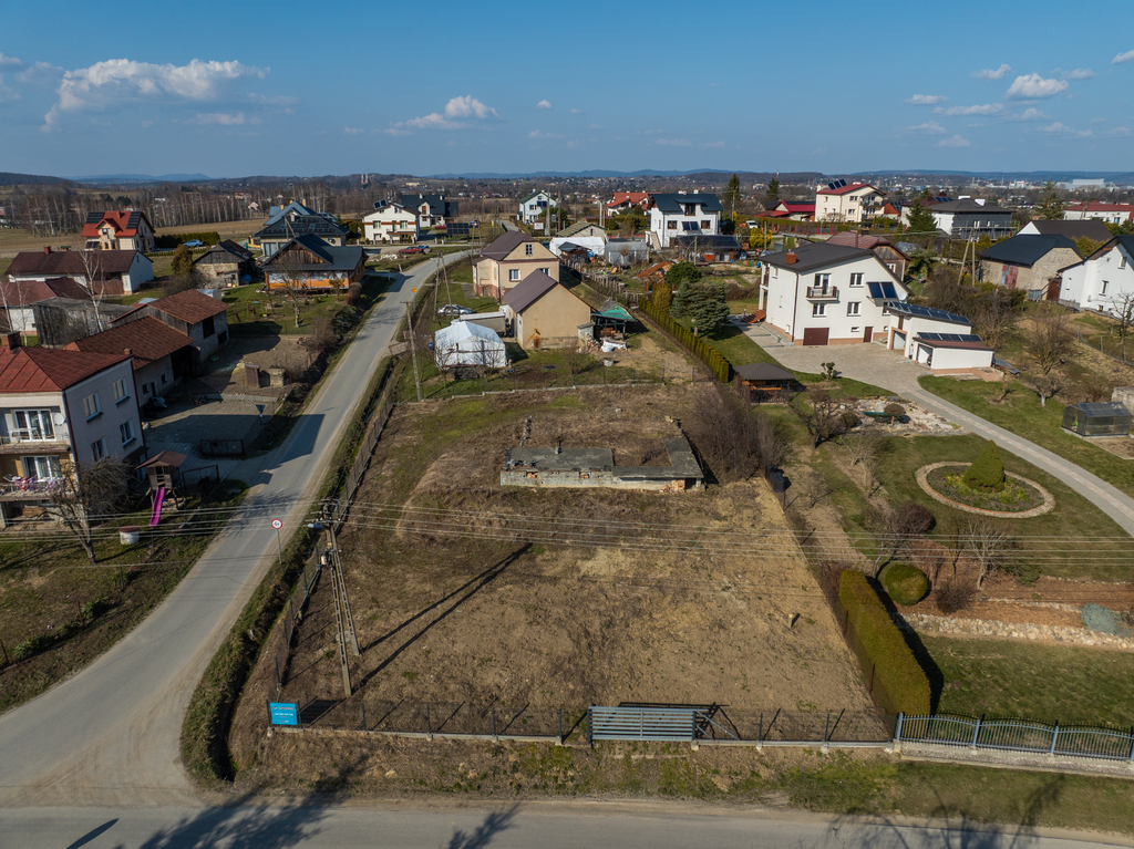 Działka budowlana | Długie k. Krosna | 1102 m²