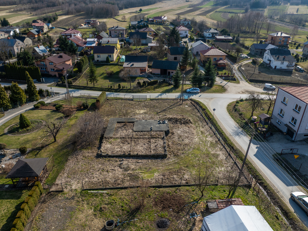 Działka budowlana | Długie k. Krosna | 1102 m²
