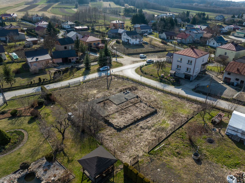 Działka budowlana | Długie k. Krosna | 1102 m²