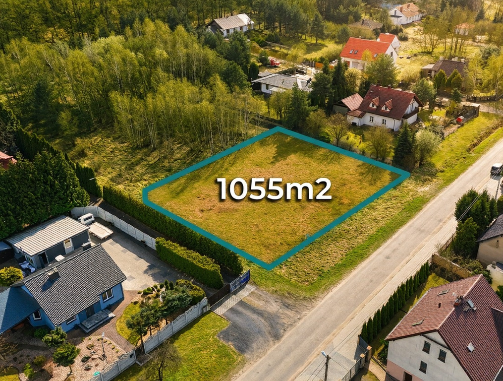Działka | MPZP | Mieścicka | 1055 m2 | las