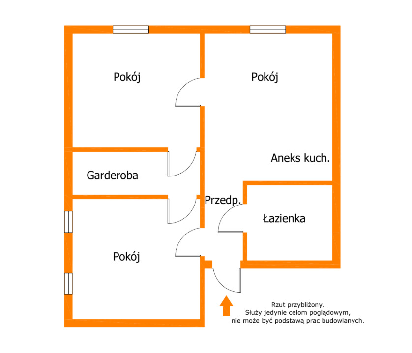 3 pokoje - Jaworzyna - szybki pociąg do Wrocławia.