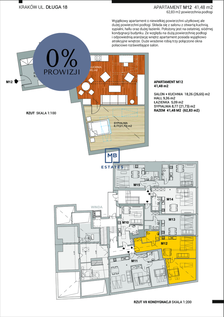 Inwestycyjne mieszkanie w centrum Krakowa