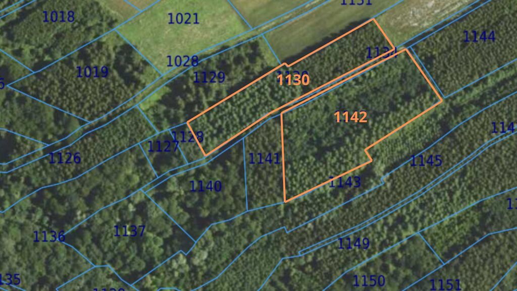 Równy teren leśny 1,06 ha – Łopuszka Wielka