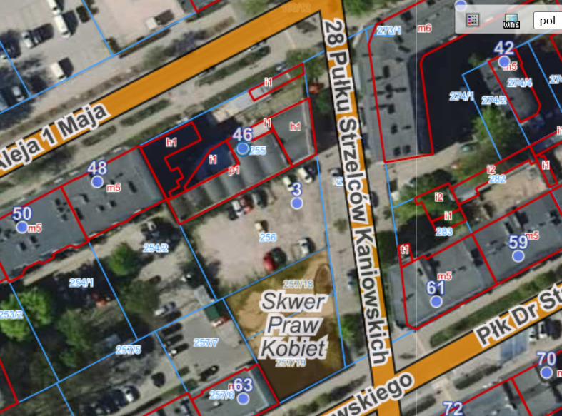 Działka z MPZP, Łódź Polesie 910m2 | al. 1 maja 46
