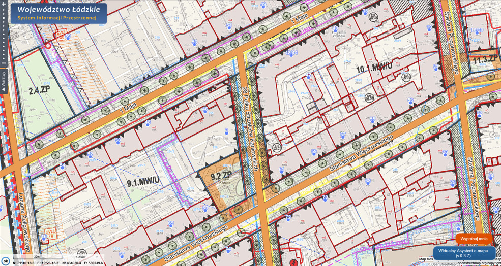 Działka z MPZP, Łódź Polesie 910m2 | al. 1 maja 46