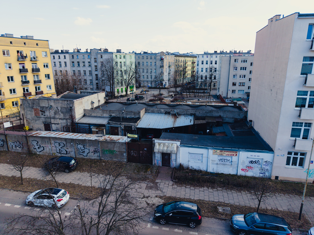 Działka z MPZP, Łódź Polesie 910m2 | al. 1 maja 46
