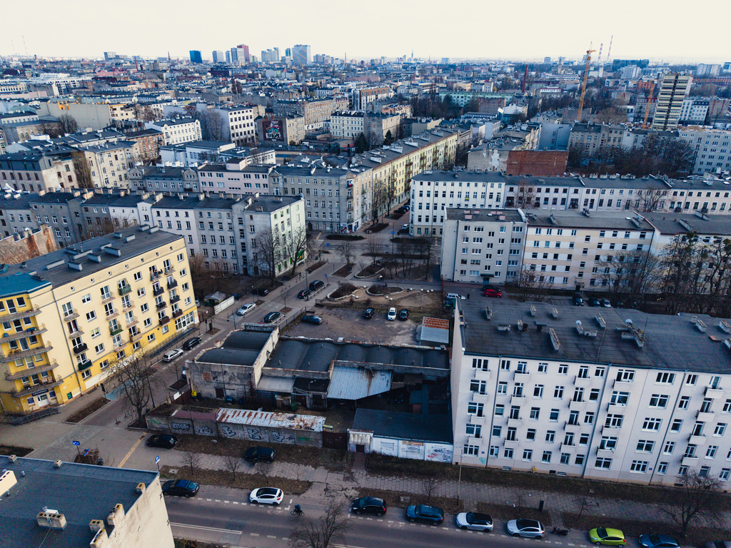 Działka z MPZP, Łódź Polesie 910m2 | al. 1 maja 46