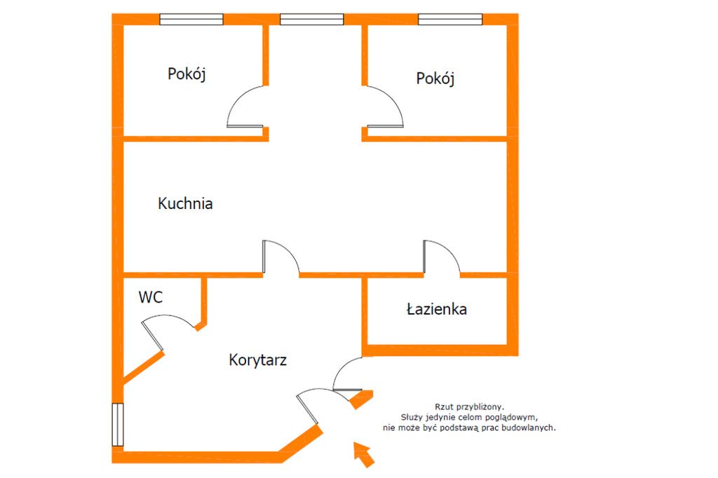3 pokoje w centrum Lubska