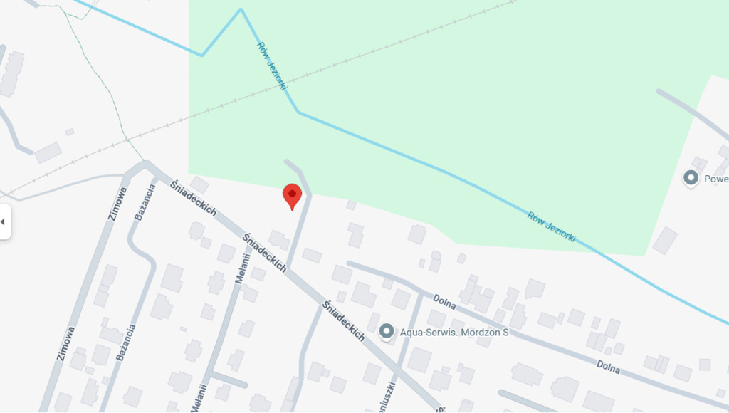 Działka budowlana 998 m² – Konstancin-Jeziorna