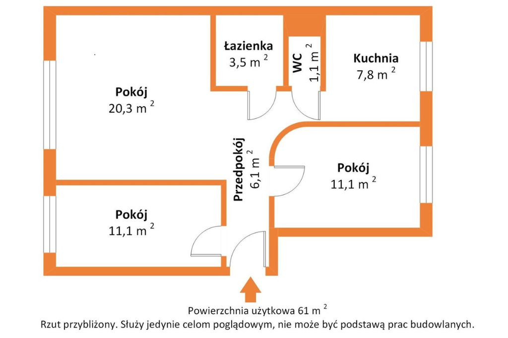 3 pokoje w NOWEJ CENIE - Armii Krajowej