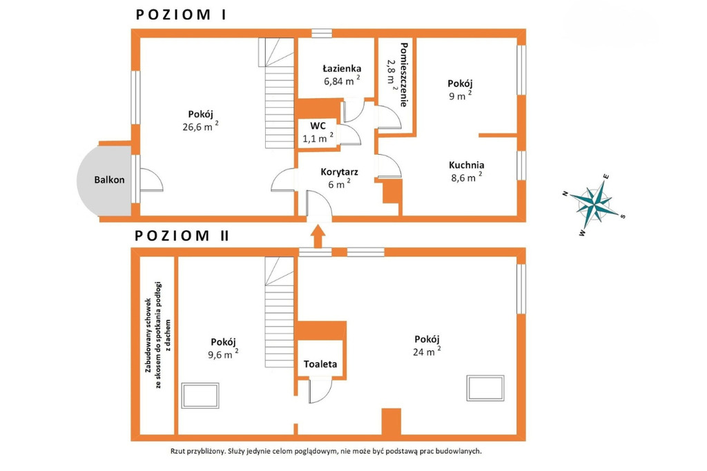 Przestrzeń jak dom | 93 m² | 2 poziomy