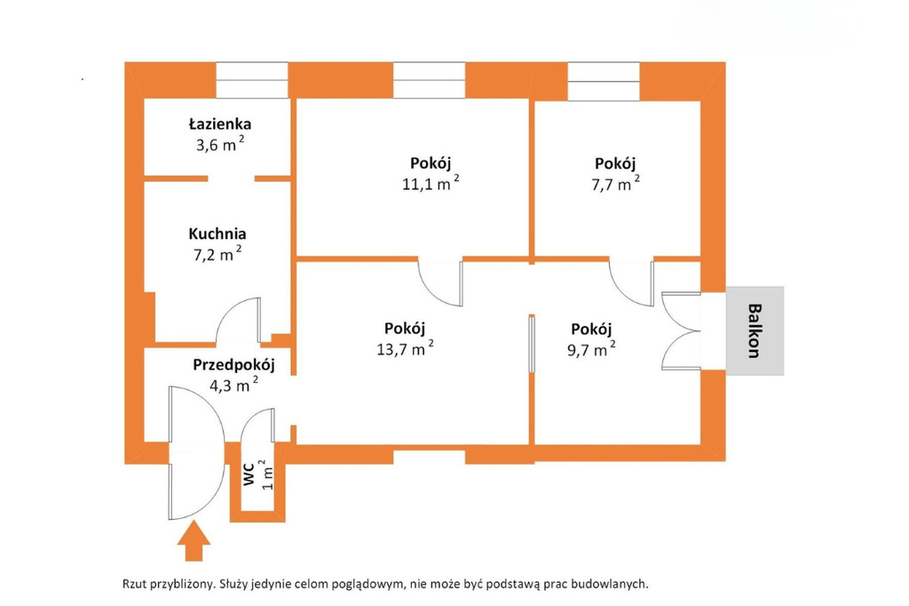 Mieszkanie w centrum do najmu, dla rodziny