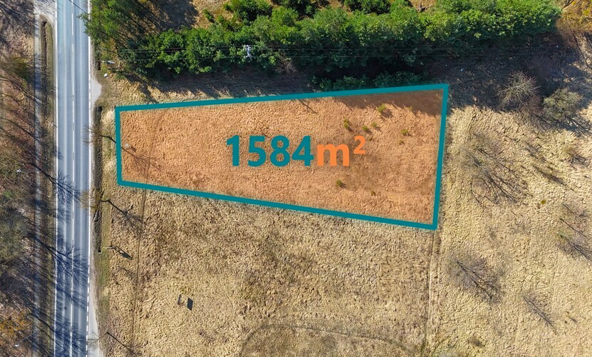 Sierosław | działka budowlana MPZP |  1584 m2