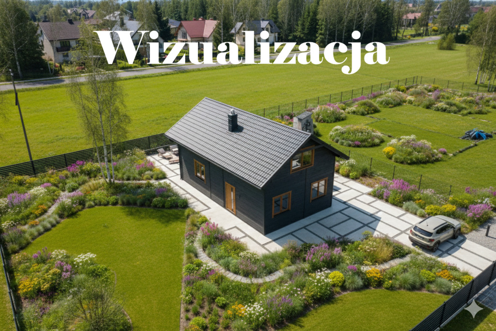 Dom do wykończenia - 120 m². Duża działka.