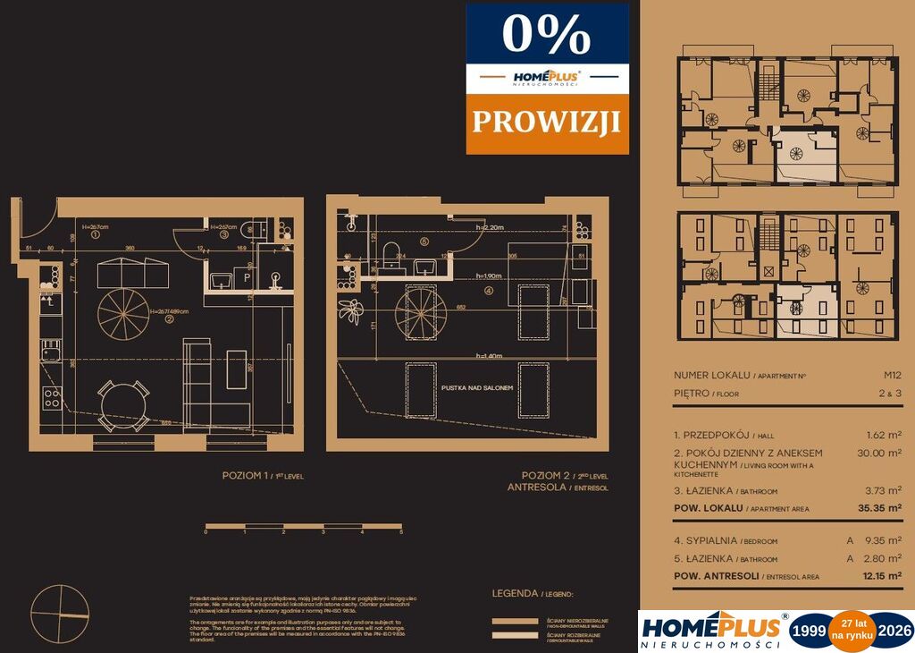 0%, w odrestaurowanej kamienicy z XIX w. - Mokotów