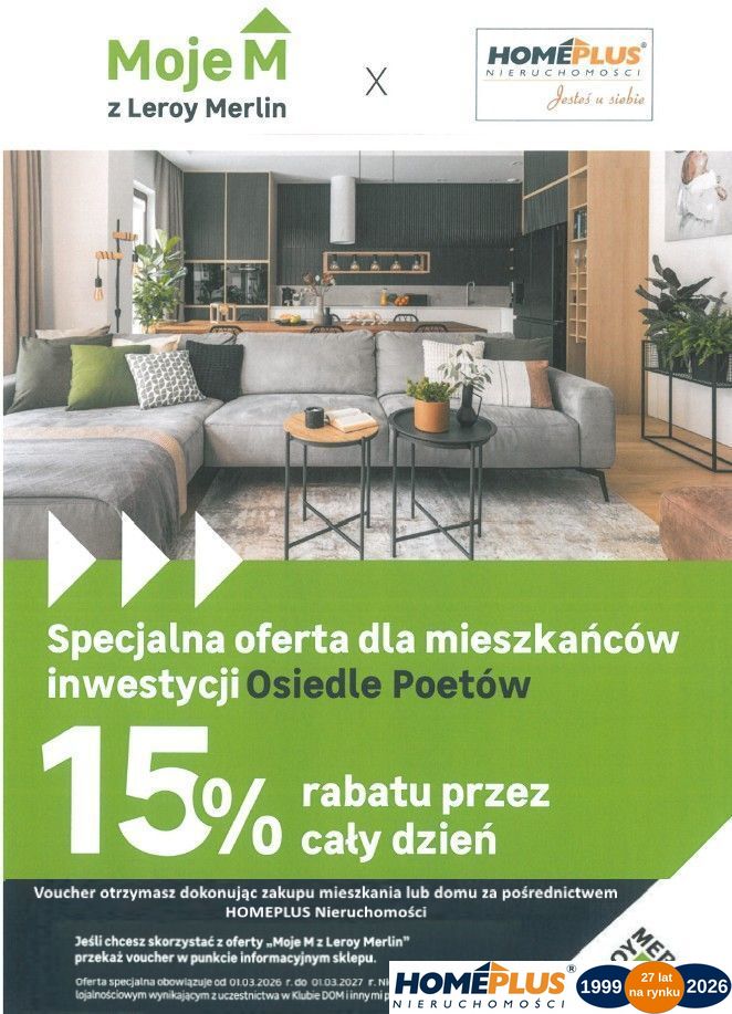 0%,z tarasem 66m, inwestycja w Radzyminie na '26r.