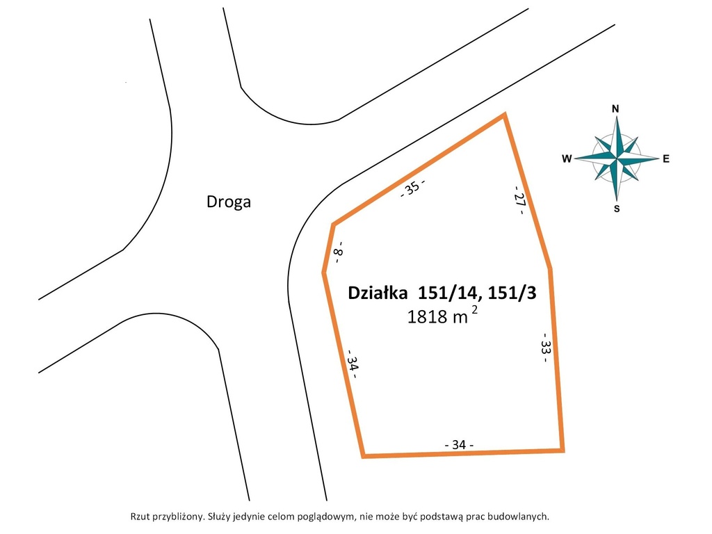 Duża działka pod dom lub inwestycję, blisko A2