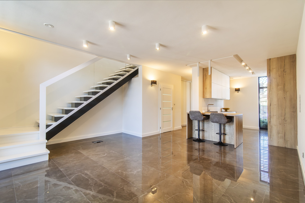 Nowoczesny dom szeregowy 92,37 m²  wysoki standard