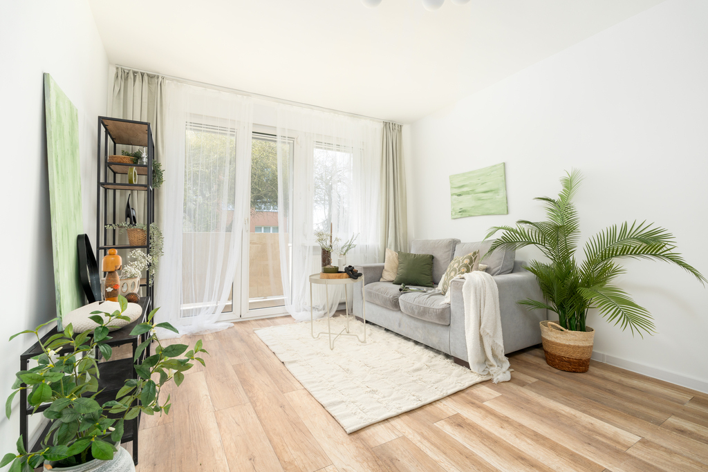 2 pokoje | 46 m² | balkon | parter | Rugiańska