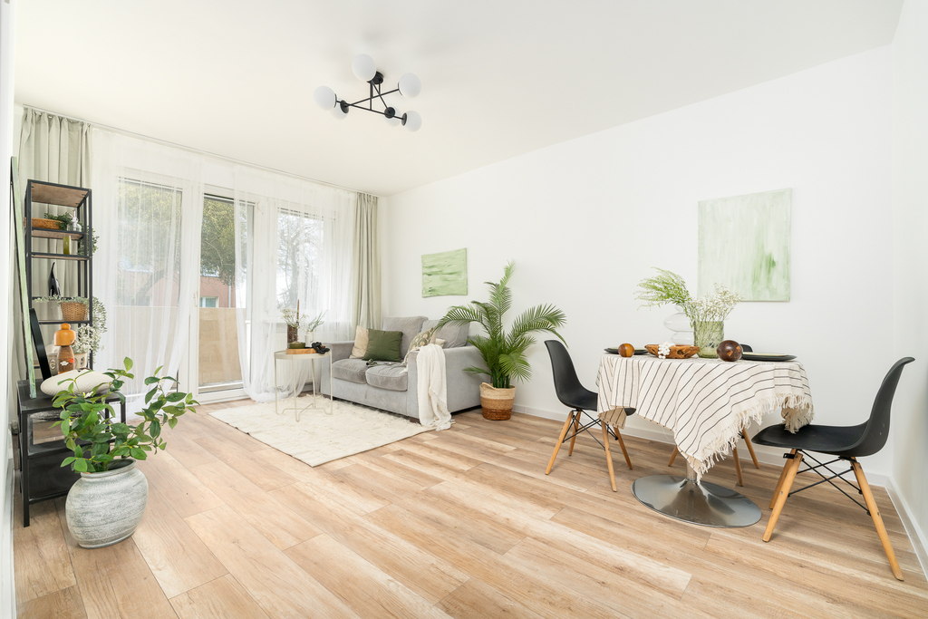 2 pokoje | 46 m² | balkon | parter | Rugiańska