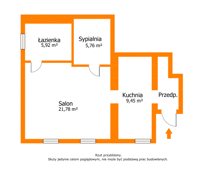 GÓRY ZA ROGIEM | OGRÓDEK | 46 m²