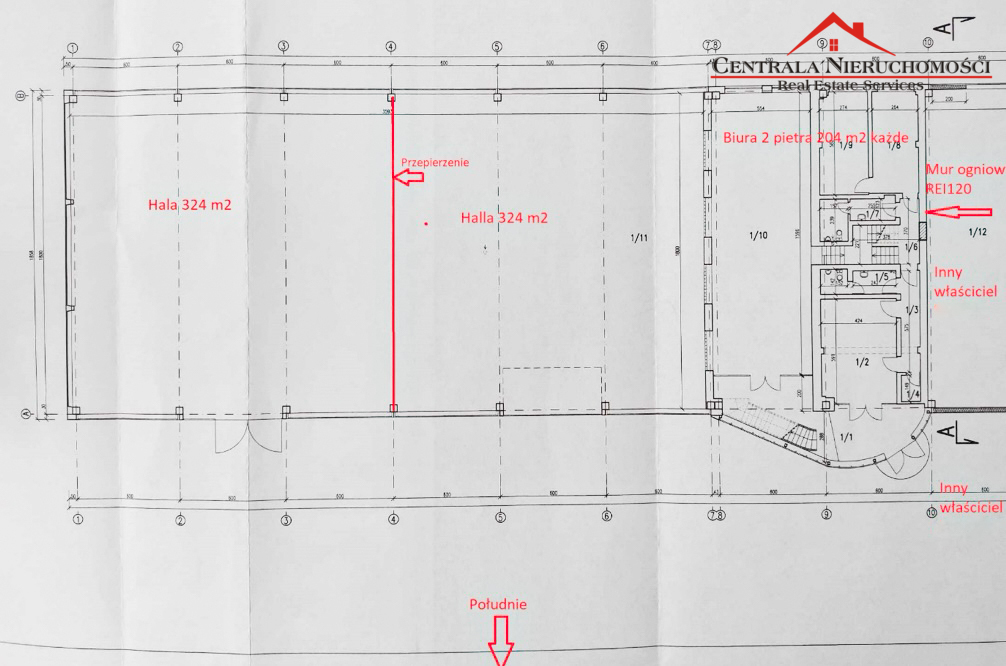 Hale - Biura 1056 m2 / Podgórz Toruń