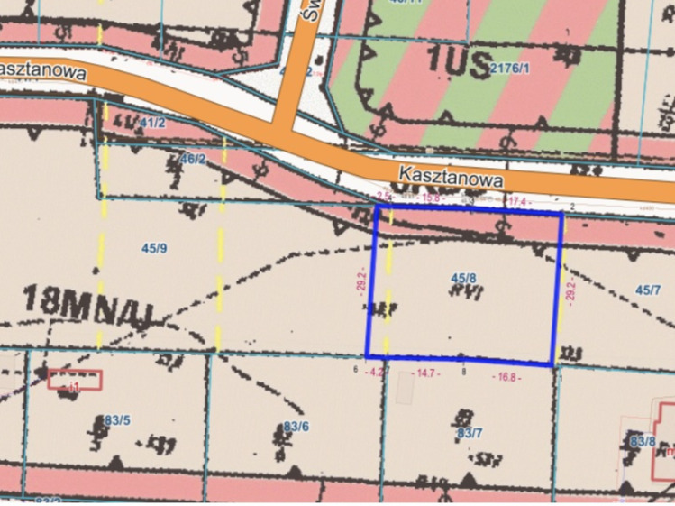 Sieraków -działka 1038m² MPZP MN/U  kraina jezior