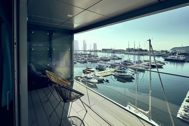 Yacht Park, piękne mieszkanie z widokiem na marinę
