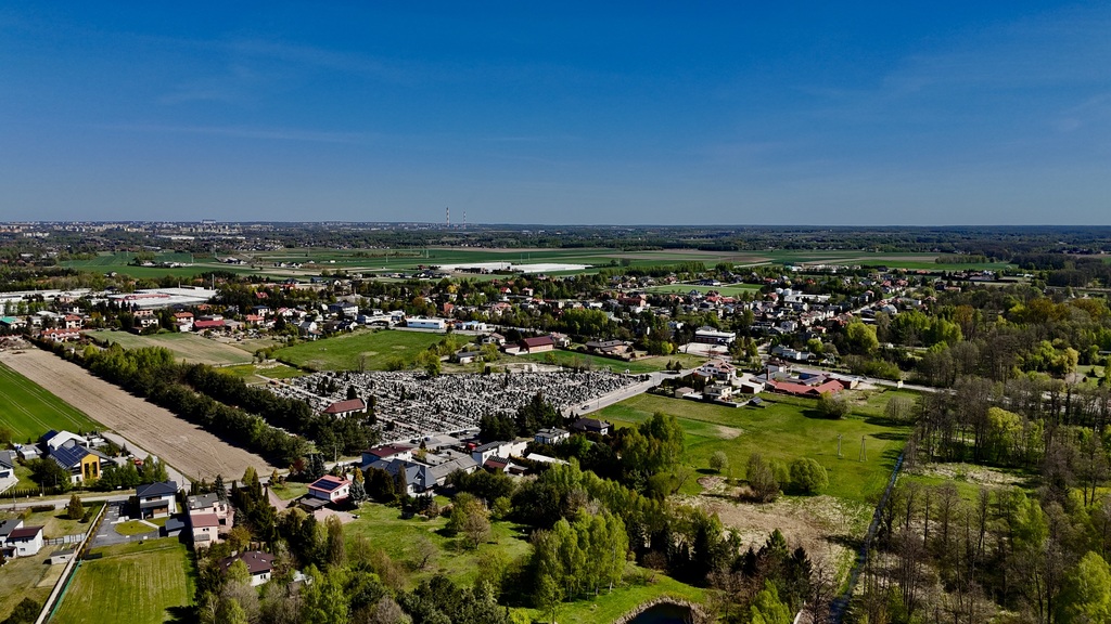 Rzgów, ul. Pasterniki - działka 1905 m2 z MPZP