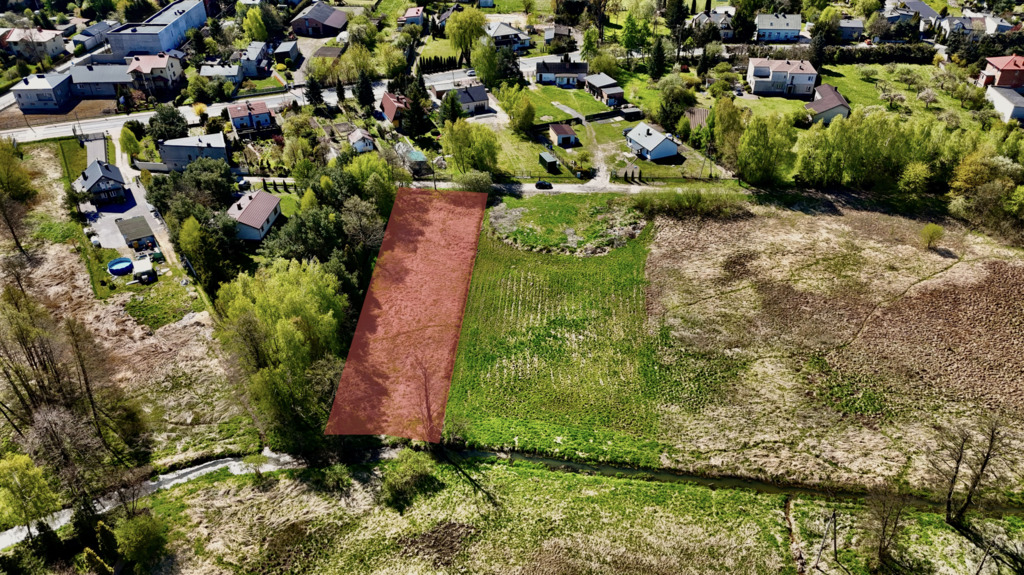 Rzgów, ul. Pasterniki - działka 1905 m2 z MPZP