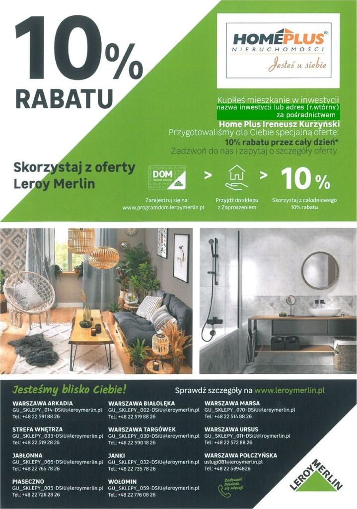 0%, deweloperski apartament - Górny Mokotów