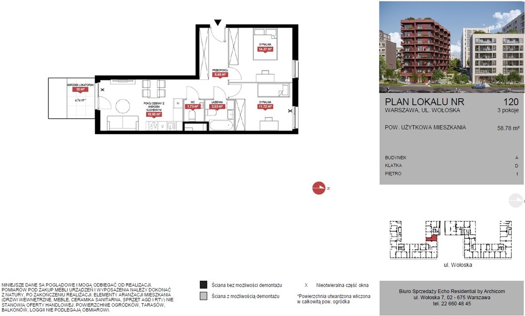 0%. Kompleks apartamentowy przy Wołoskiej